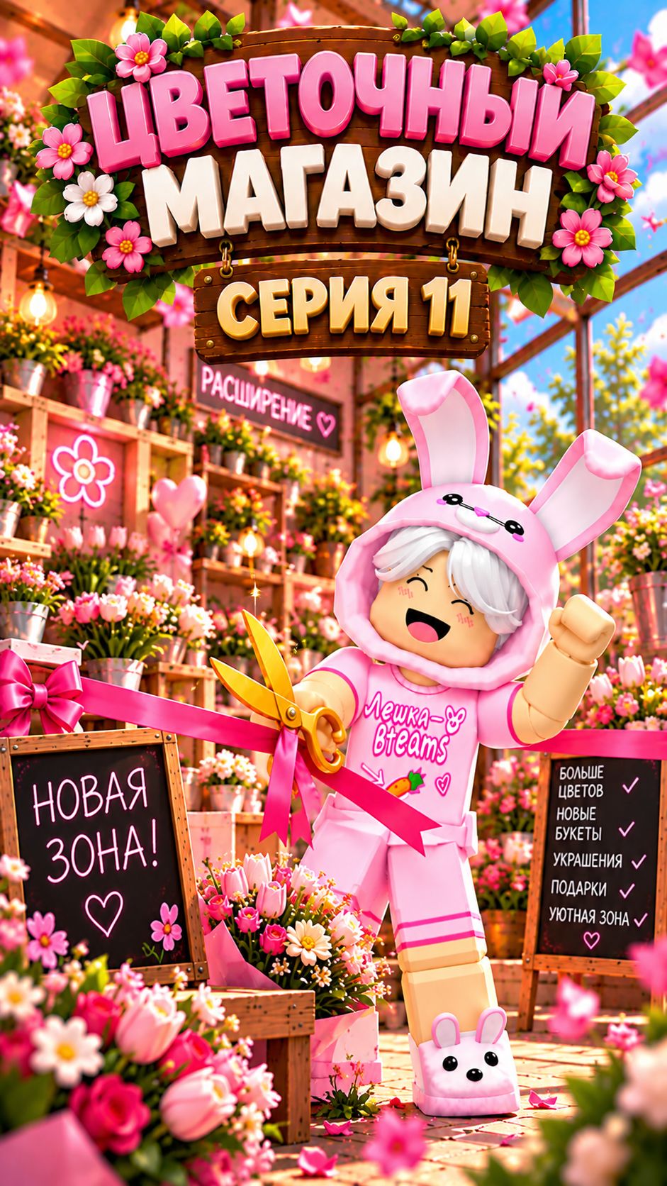 👀 Я ПОЧТИ СОЗДАЛ ЛУЧШИЙ ЦВЕТОЧНЫЙ МАГАЗИН! 💐 | Серия 11 #roblox