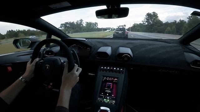 За рулем Lamborghini Huracan STO Тест-драйв от первого лица