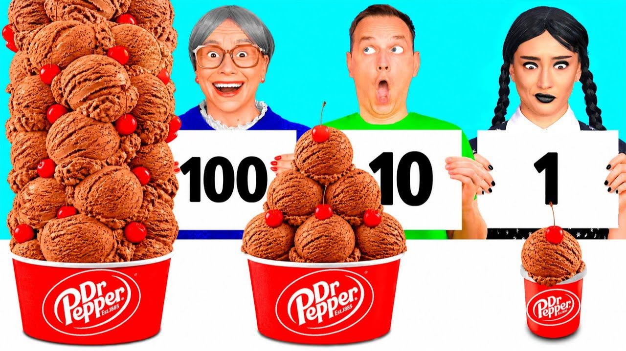 100 Слоев Еды Челлендж # Потрясающие Рецепты с Едой