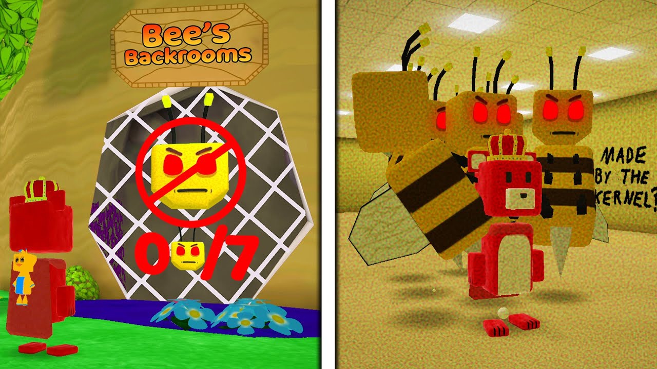 Secret Bee Backrooms Portal - Прохождение игры Super Bear Adventure