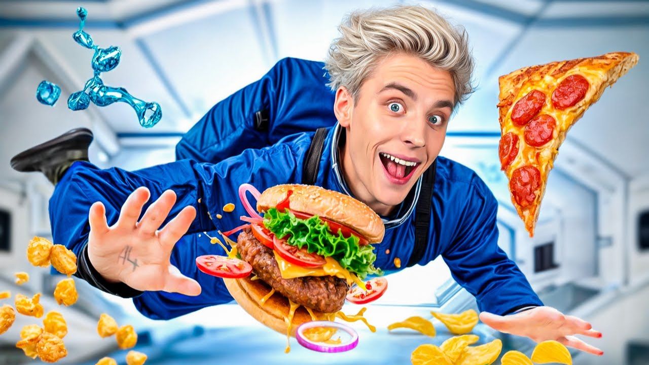 КОСМИЧЕСКАЯ Vs НАСТОЯЩАЯ ЕДА ЧЕЛЛЕНДЖ