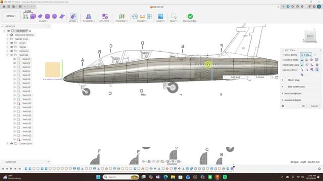 MB-339 Surface Modeling Or T-Spline In Fusion 360  Modeling For Beginners