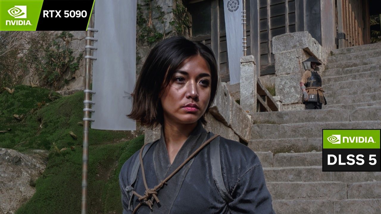 Assassin's Creed Shadows Looks Like A Samurai Movie 2xDLSS5 + RealLife Graphics Mod [NoHUD] RTX 5090