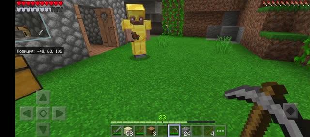 Steve и Nik Rus вместе в Minecraft