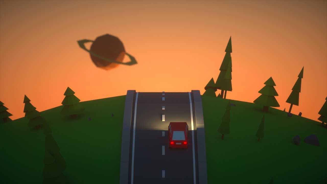 Into The Sunset - Cinema 4D - Octane Render
