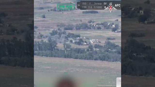Расчёт САУ «Мста-С» группировки войск «Центр» уничтожил опорный пункт ВСУ