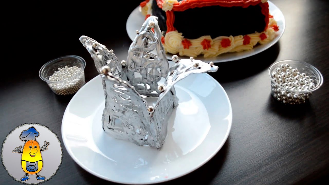 Корона из шоколада для украшения торта / Chocolate Crown DIY