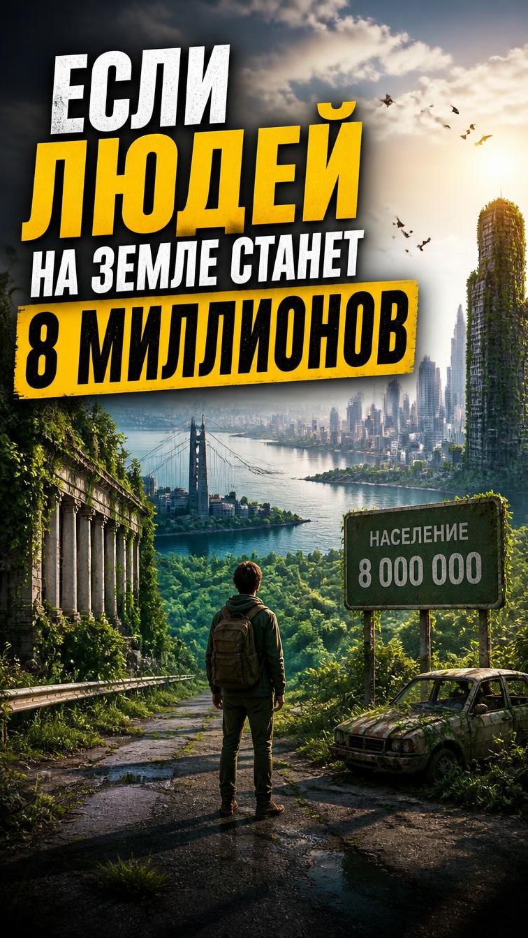 Если человечество уменьшится до 8 миллионов