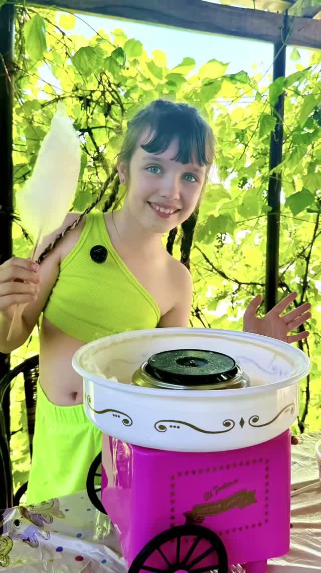 Сахарная вата своими руками, почему бы и да😉 #сахарнаявата