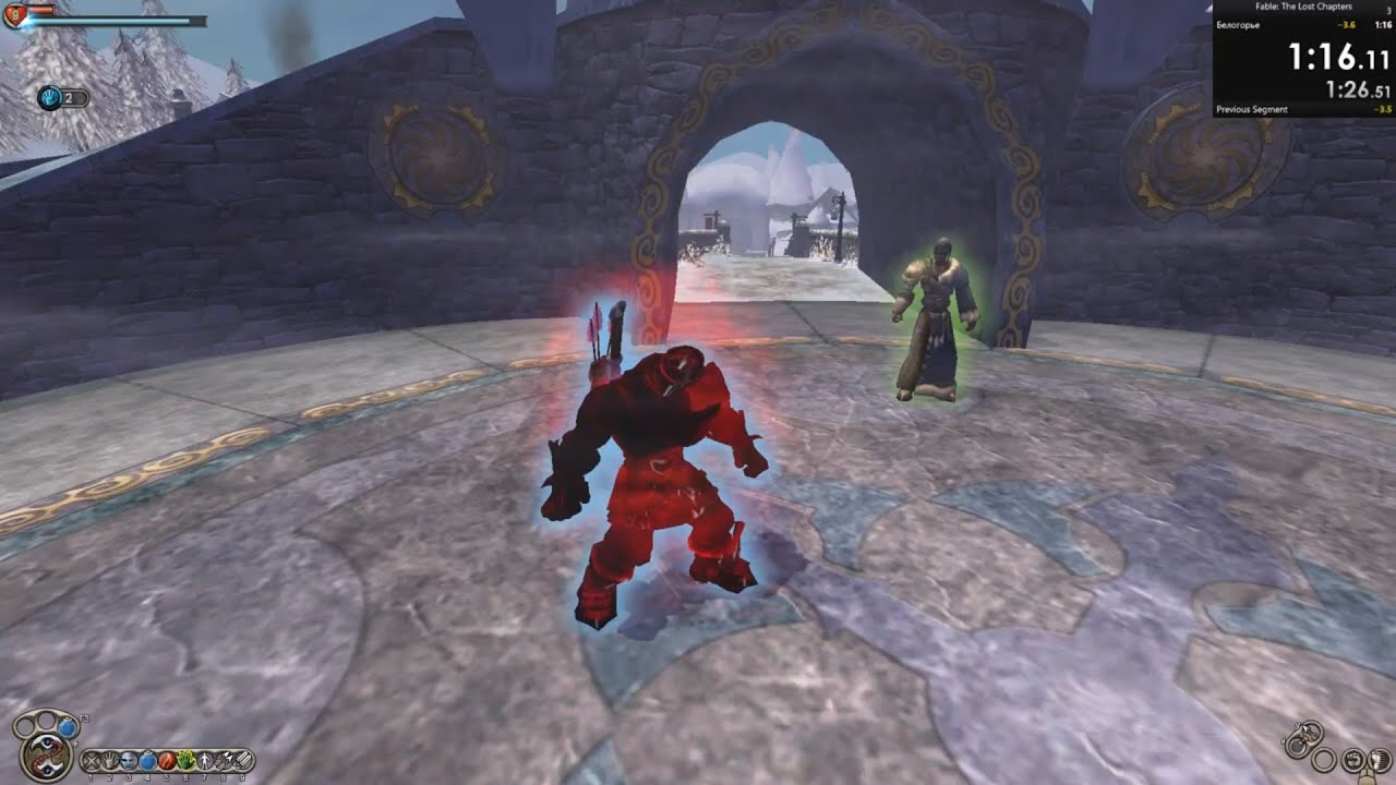 Fable TLC: Lost Bay To Snowspire Village In 1:16 LRT 1:26 RTA пробег всей карты севера