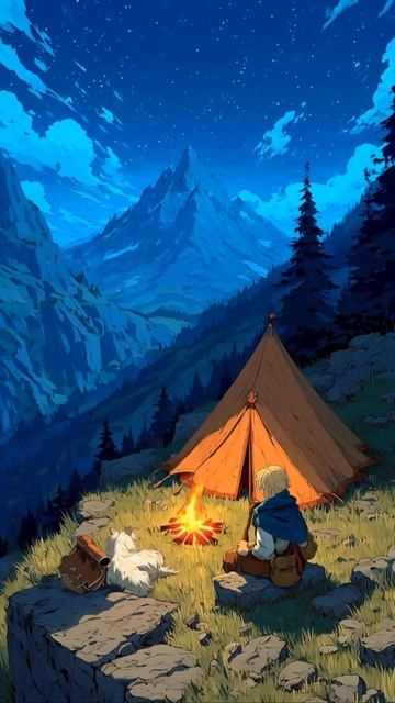 The Piper's Journey  Day 2 Campfire Refuge 🏔️🔥 #shorts #viralvideo