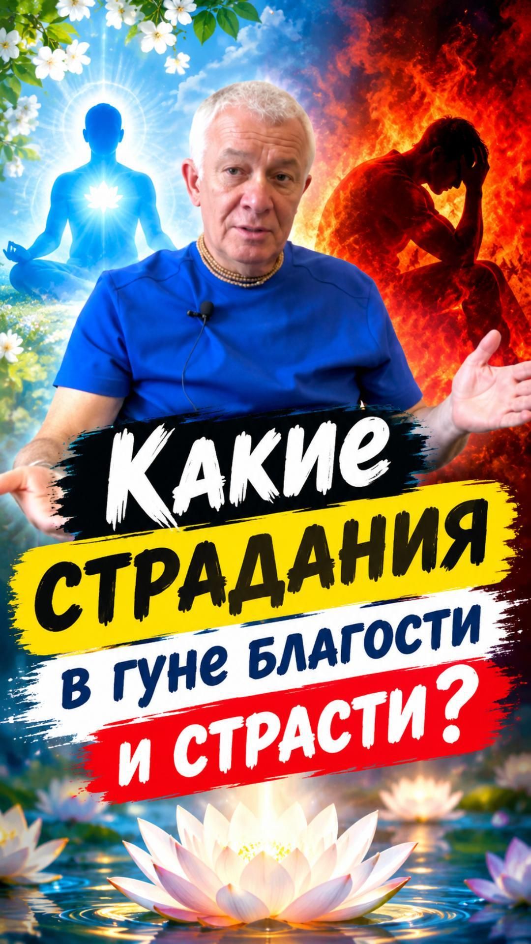 Какие страдания в гуне благости и страсти?☝🔥Чайтанья Чандра Чаран#александрхакимов#лекции#Krishna