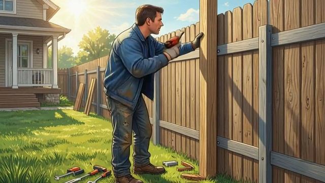 Установка уровня штакетника в доме своими руками