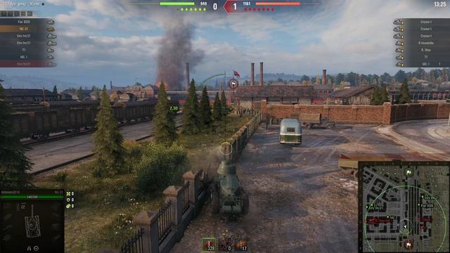 World Of Tanks_битва 20, захват флага
