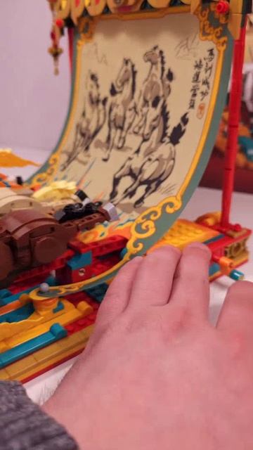 LEGO Галопирующие лошади на холсте (80119) [1650 деталей] Обзор