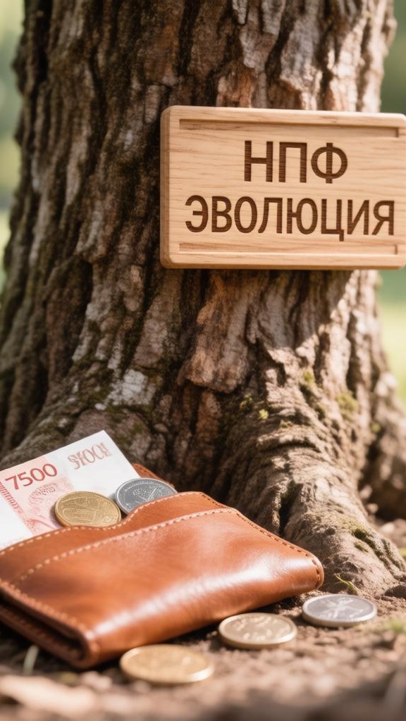 Второй раз за месяц пополняю НПФ Эволюция на 7500 руб.