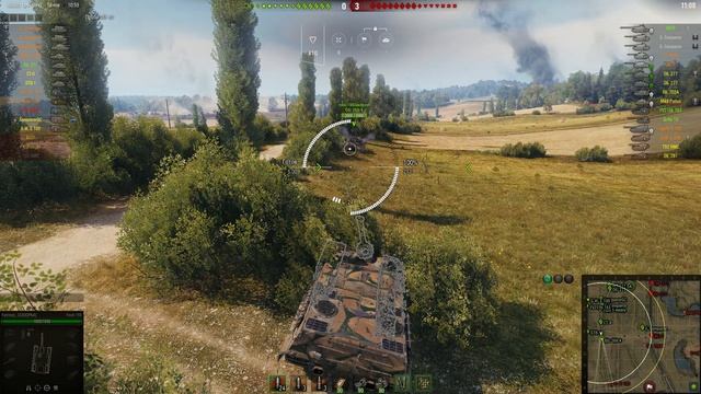 5873 засвета на ПТ AMX 50 Foch (155) (Предупреждено, бой стоялово.)