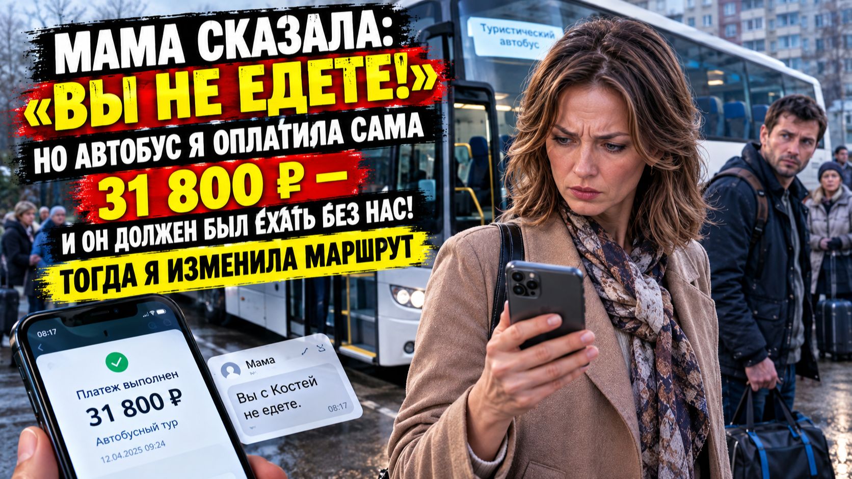 Истории из жизни | Родственники исключили меня из поездки, но оставили мой автобус | Аудио рассказы