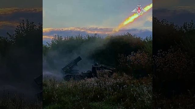 Боевая работа расчета РСЗО «Град»