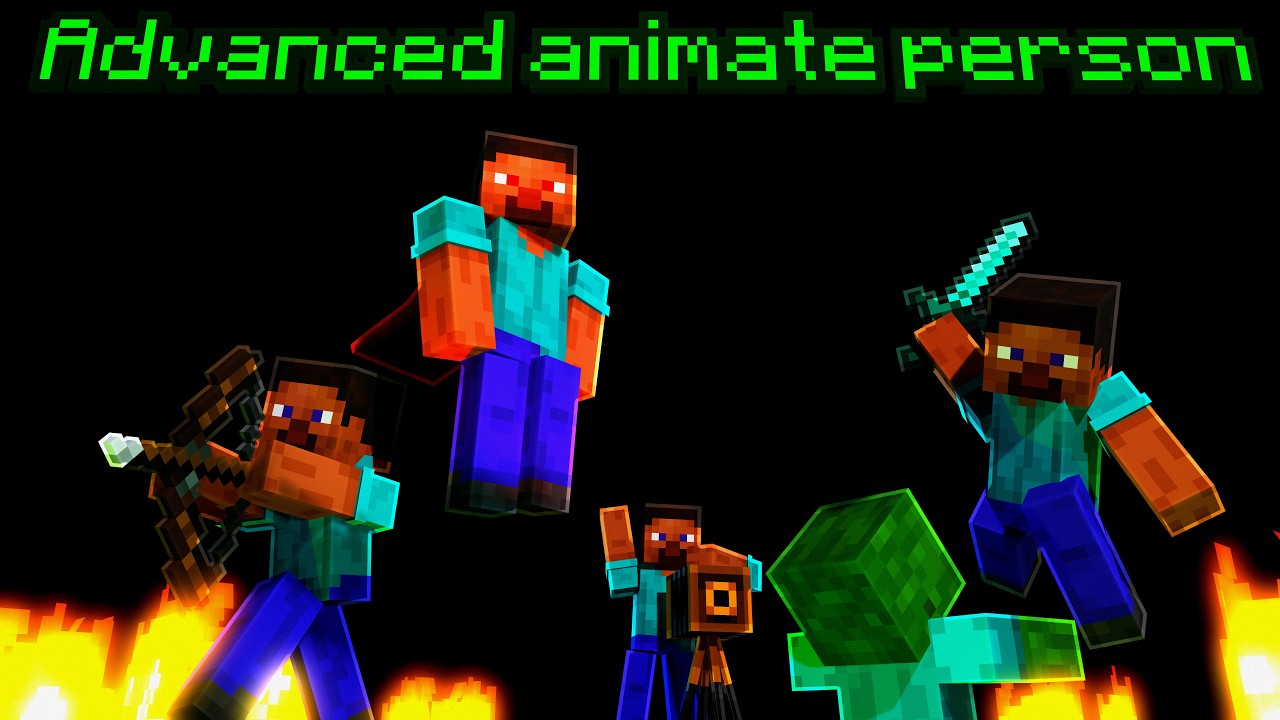 MIne Imator Advanced Animate Person: Blender-like Animation (RU Version)