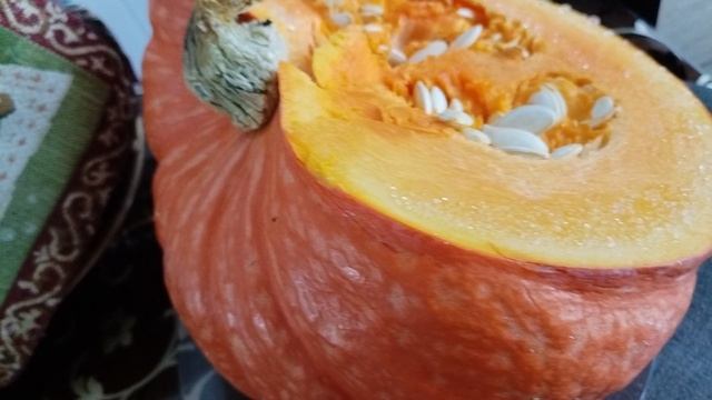 Конец сентября, отличный урожай из тыквы. Запеканка, класс!!!