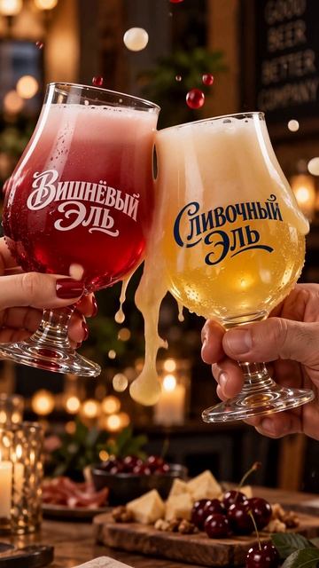 «Вишневый Эль» и «Сливочный Эль» от KBREW