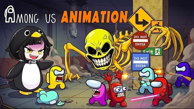 АМОНГ АС 🆚 ГУГУ ГАГА ПИНГВИН 🐧 🆚 ВЕРИТИ В BACKROOMS?! 😱🔥