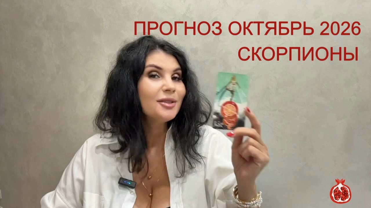 ПРОГНОЗ ТАРО СКОРПИОНЫ на ОКТЯБРЬ 2026