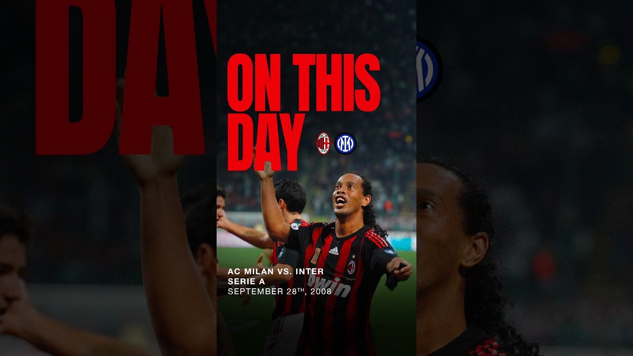 Ronaldinho Decolla Nel Derby Della Madonnina ✈️⚽