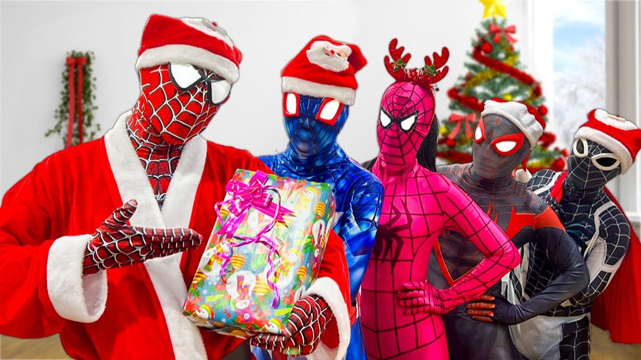 Важный праздник в жизни Паучков! Рождество дома у Команды-пауков... #Spider-manTeam #Человек-паук