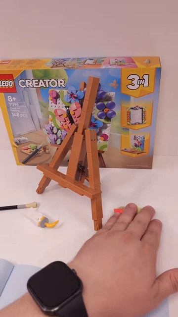 LEGO Creator Флоральное искусство Декоративная картина (31390) [348 деталей] Сборка