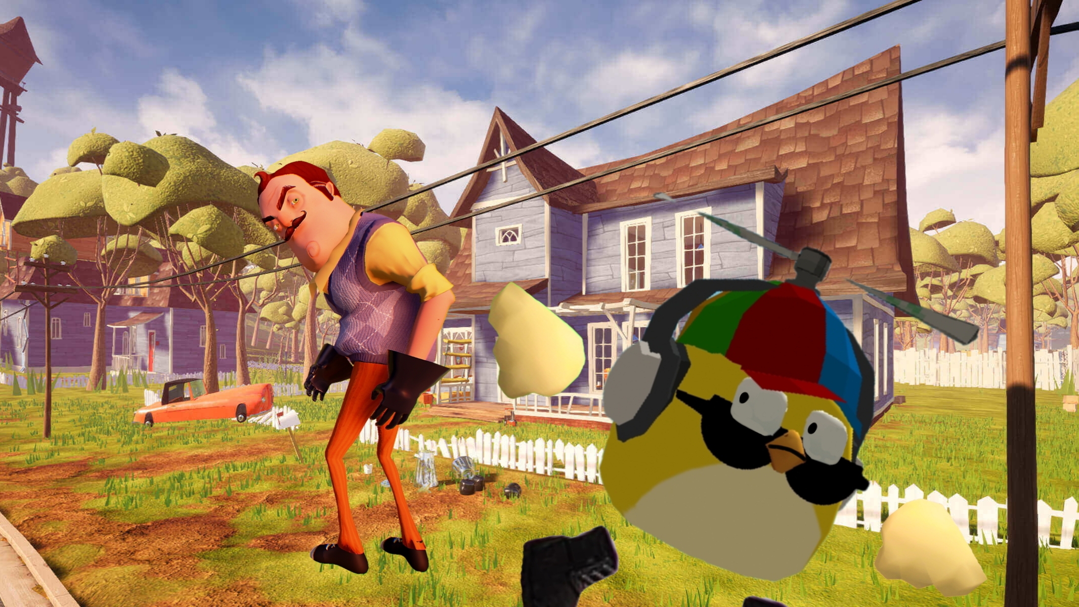 пытался сбежать от hello neighbor на пк