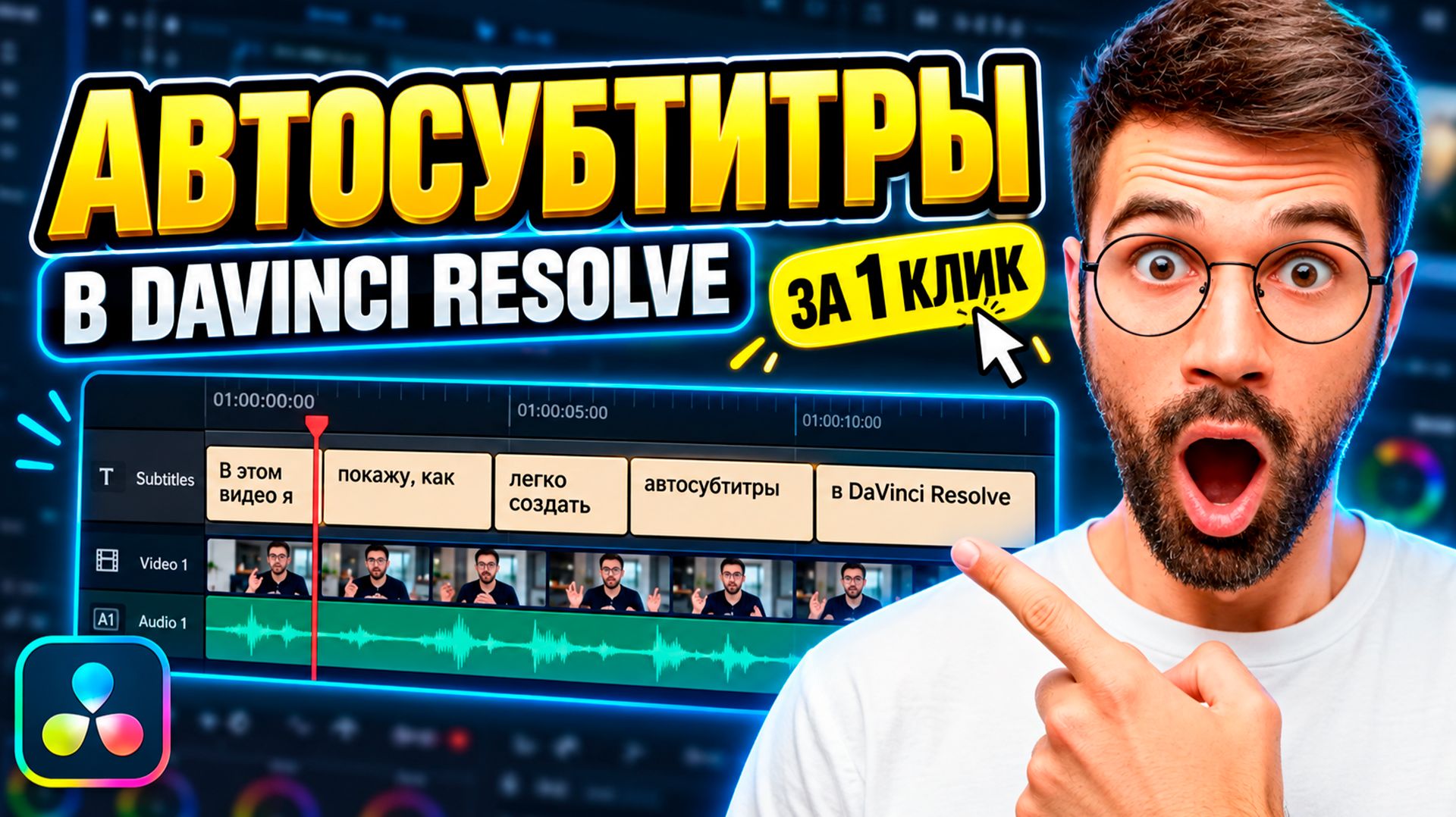 Как сделать субтитры в DaVinci Resolve? | Автоматическое создания субтитров к Reels и Shorts!