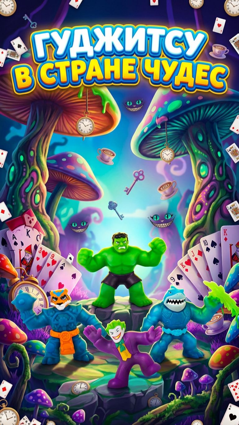 Тянучки👾Гуджитсу👾в стране чудес