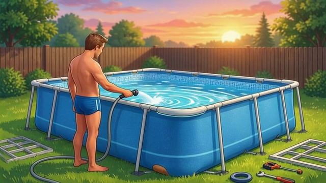 Основные виды каркасных бассейнов для дома