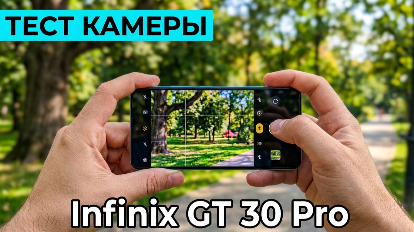 Infinix GT 30 Pro - Для видеозаписи | 4K, 1080p, U-wide, стабилизация, ночной режим