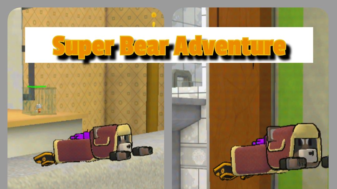 Я в в гигантском доме 🏡 в Super Bear Adventure
