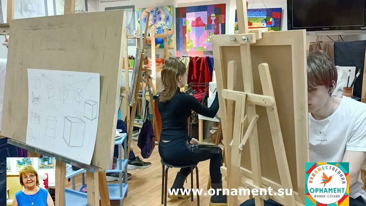 Основы академического рисунка/содержание курса/работы учащихся