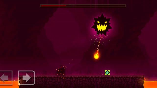 Прошёл главного босса в башне, в Geometry Dash!
