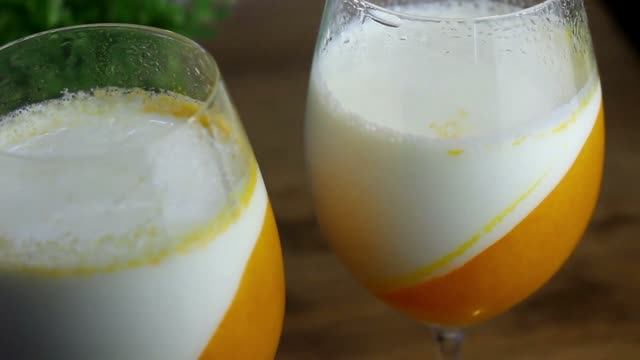 Вкуснейший фруктово-молочный десерт 