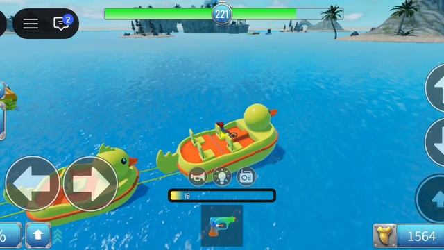 Роблокс Roblox В лодки и акула(1)