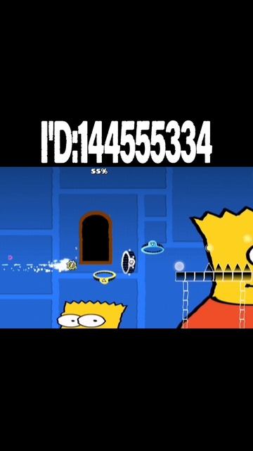 Homer Let The Barts Out Challenge?¿ #geometry Dash #Homer Let The Barts Out #challenge