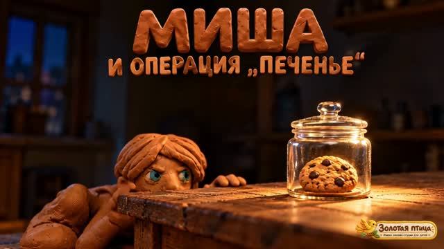 Миша и операция «Печенье» | Пластилиновый мультфильм для детей