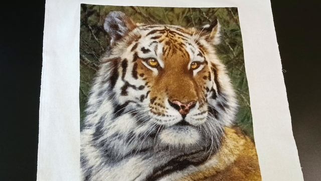 Бенгальский тигр. Вышивка от фирмы ЭстЭ.