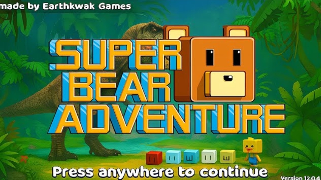 МИР ДИНОЗАВРОВ!! ОБНОВЛЕНИЕ SUPER BEAR ADVENTURE: /ПРОХОЖДЕНИЕ