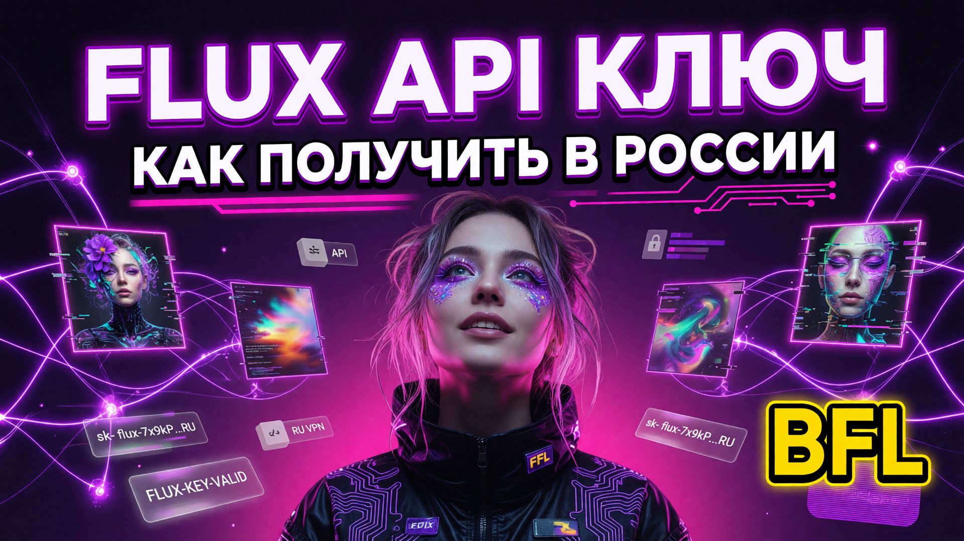Bfl API ключ: как получить FLUX АПИ в России?