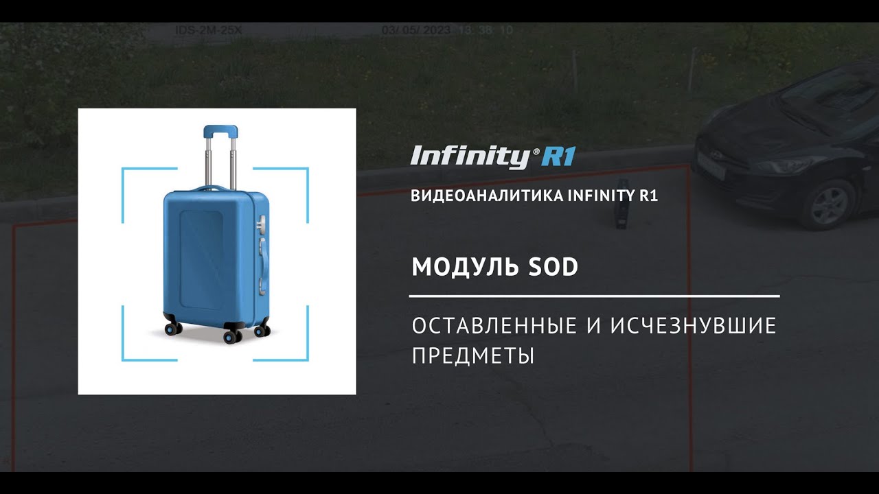 Видеоаналитика INFINITY R1 — детектор оставленных и пропавших предметов