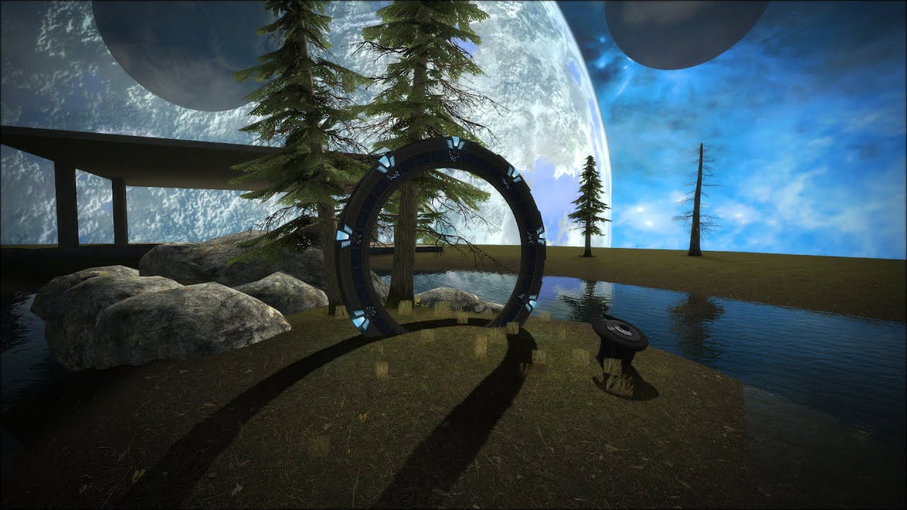Stargate Carter Addon Pack мод который добавляет эффект перемещение из ЗВ
