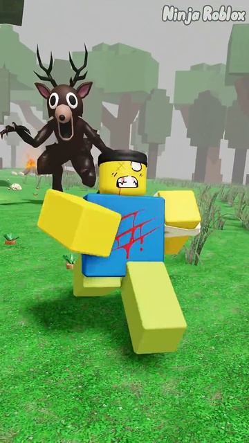 Когда оборотни помогают новичку в лесу ☠️ Часть 2 - Roblox 99 ночей в лесу #robloxanimation