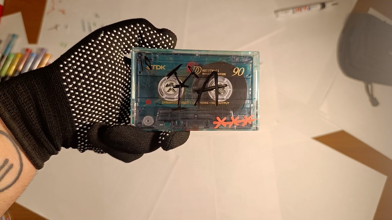Ok, I'm Drawing On The Cassette Tape